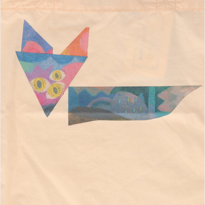 メゾン キツネ SPKNU05000 トートバッグ オレンジ系