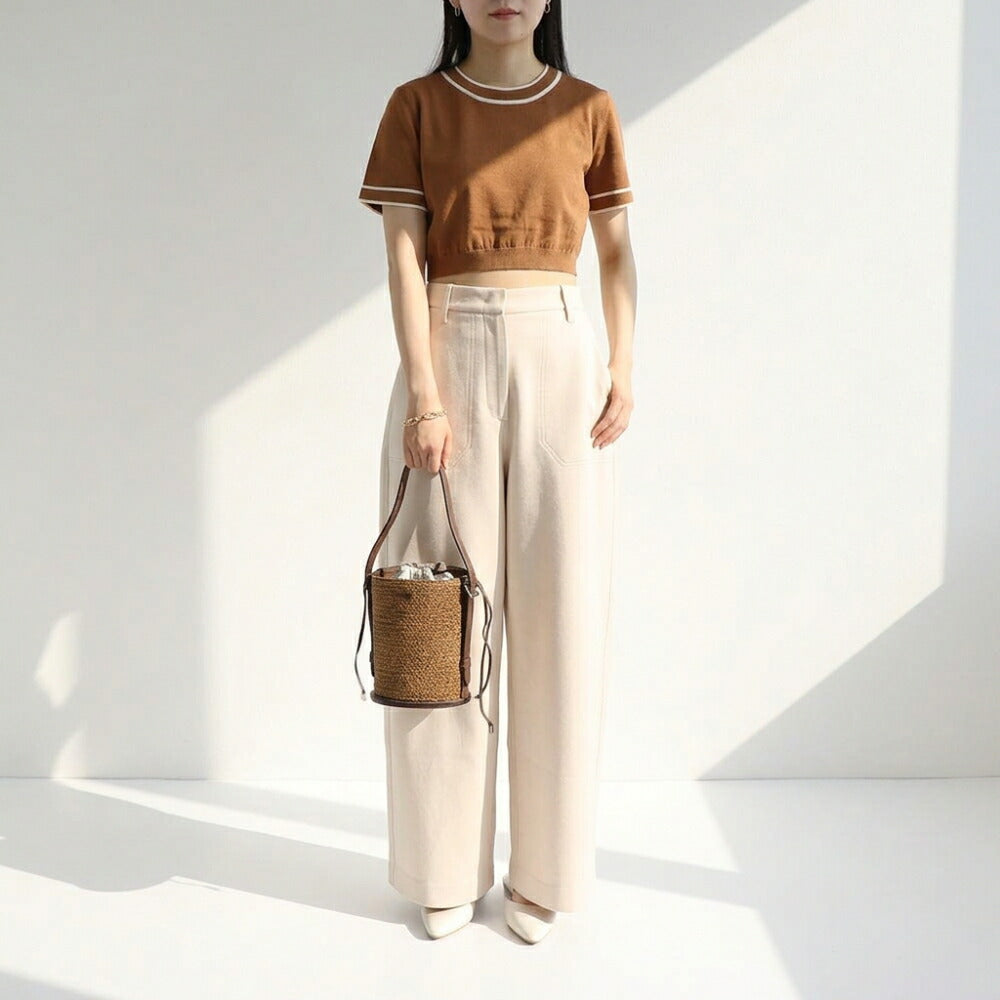 Max Mara ショルダーバッグ  ブラウン バケツバック クロシェ バケットバッグ 2WAY 14511032