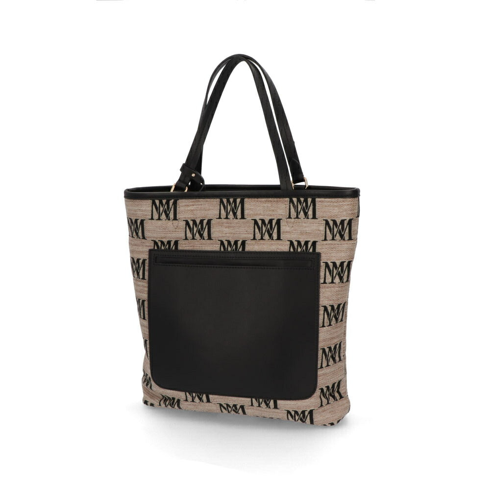 Max Mara トートバッグ  ベージュ系×ブラック モノグラム 14511042