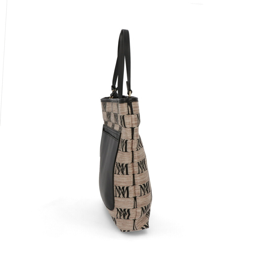 Max Mara トートバッグ  ベージュ系×ブラック モノグラム 14511042