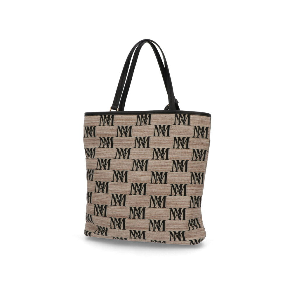 Max Mara トートバッグ  ベージュ系×ブラック モノグラム 14511042