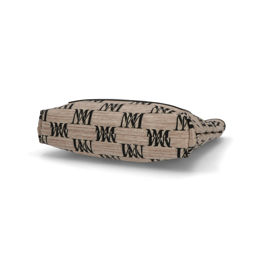 Max Mara トートバッグ  ベージュ系×ブラック モノグラム 14511042