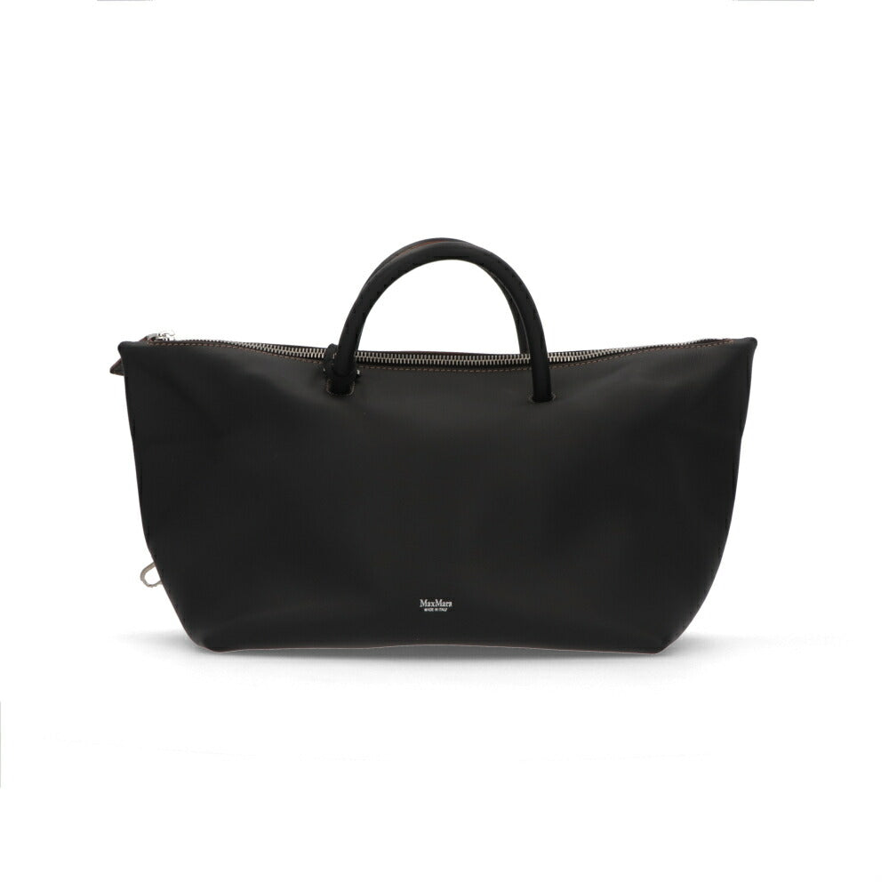 Max Mara ショルダーバッグ  ブラック ライトブラウン ハンドバッグ クロスボディバッグ HOLDALLM ホールドオール 24516071