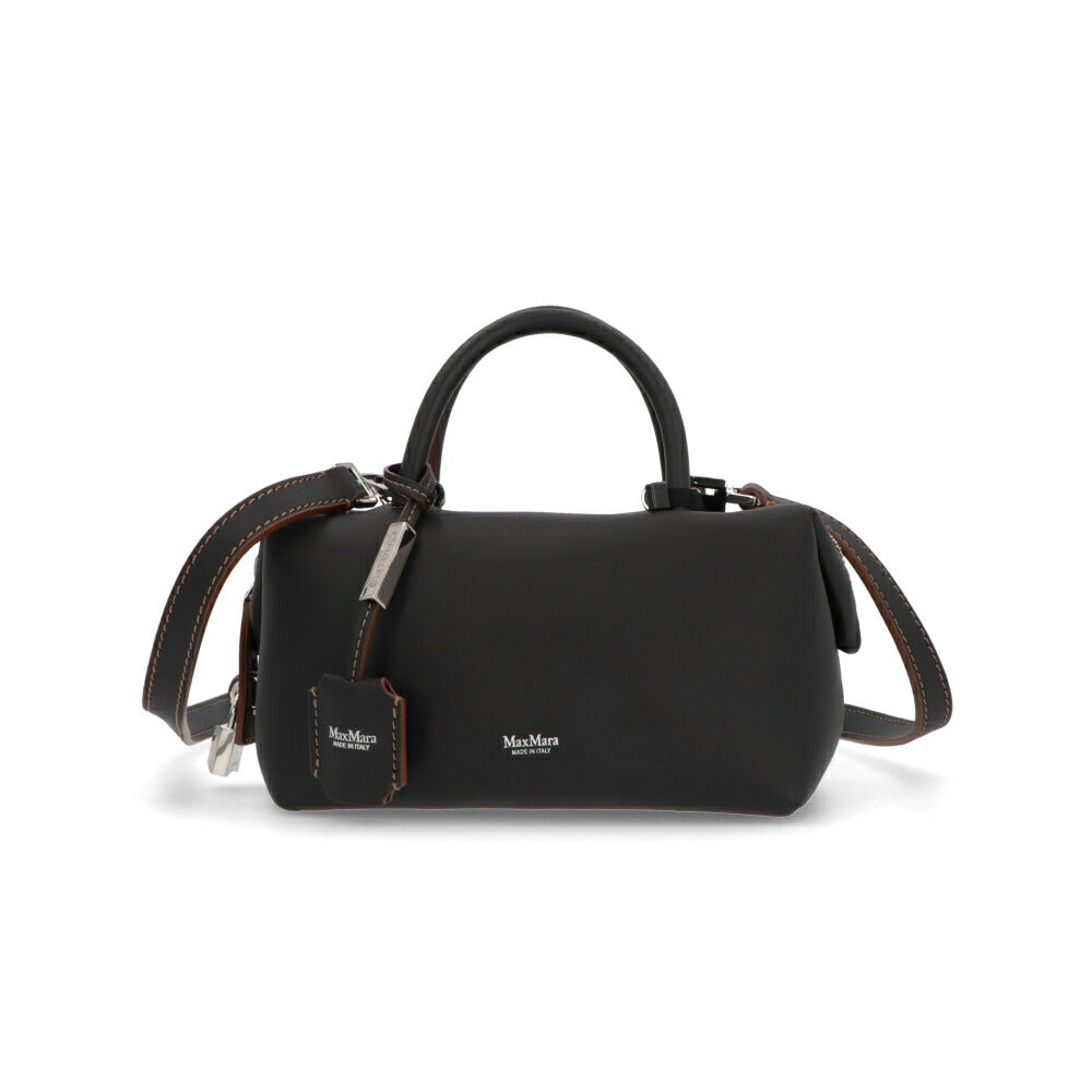 Max Mara ショルダーバッグ  ブラック ライトブラウン HOLDALLS ハンドバッグ ミニバッグ 2WAY 24516081