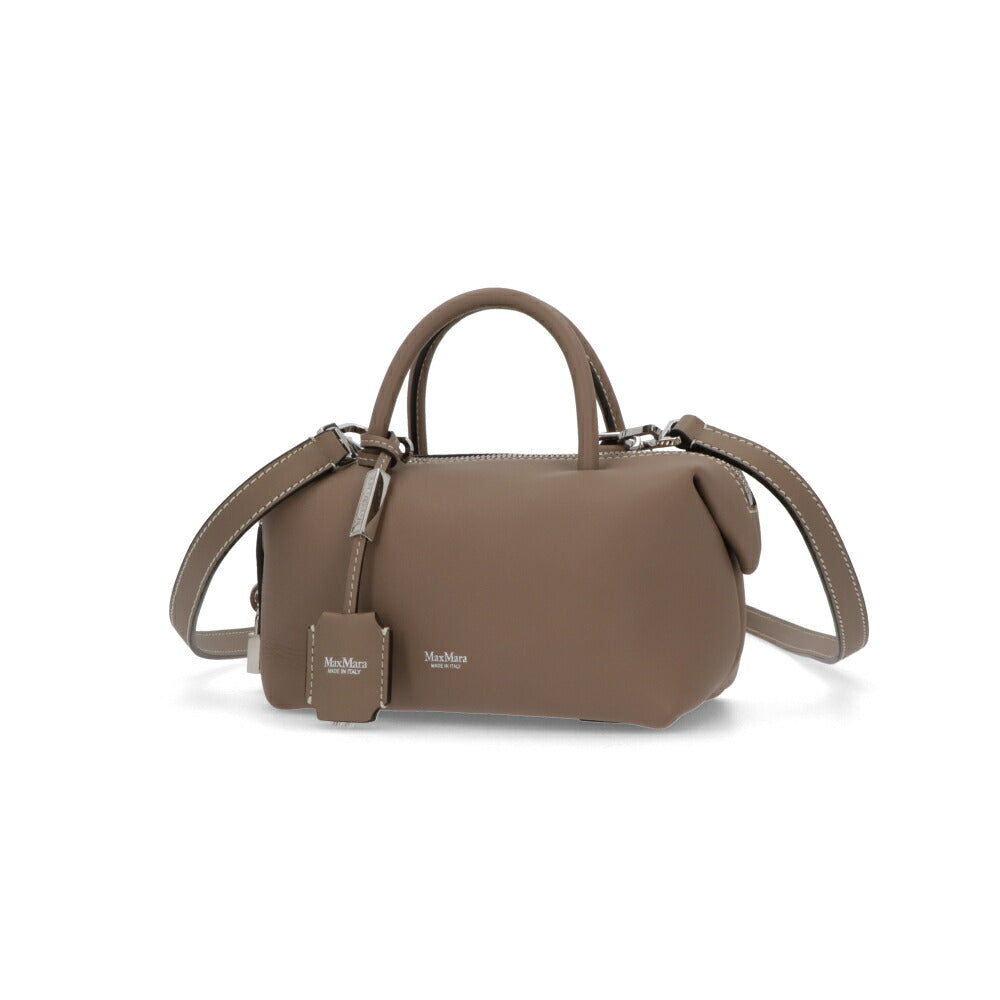 Max Mara ショルダーバッグ  ブラック ライトブラウン HOLDALLS ハンドバッグ ミニバッグ 2WAY 24516081