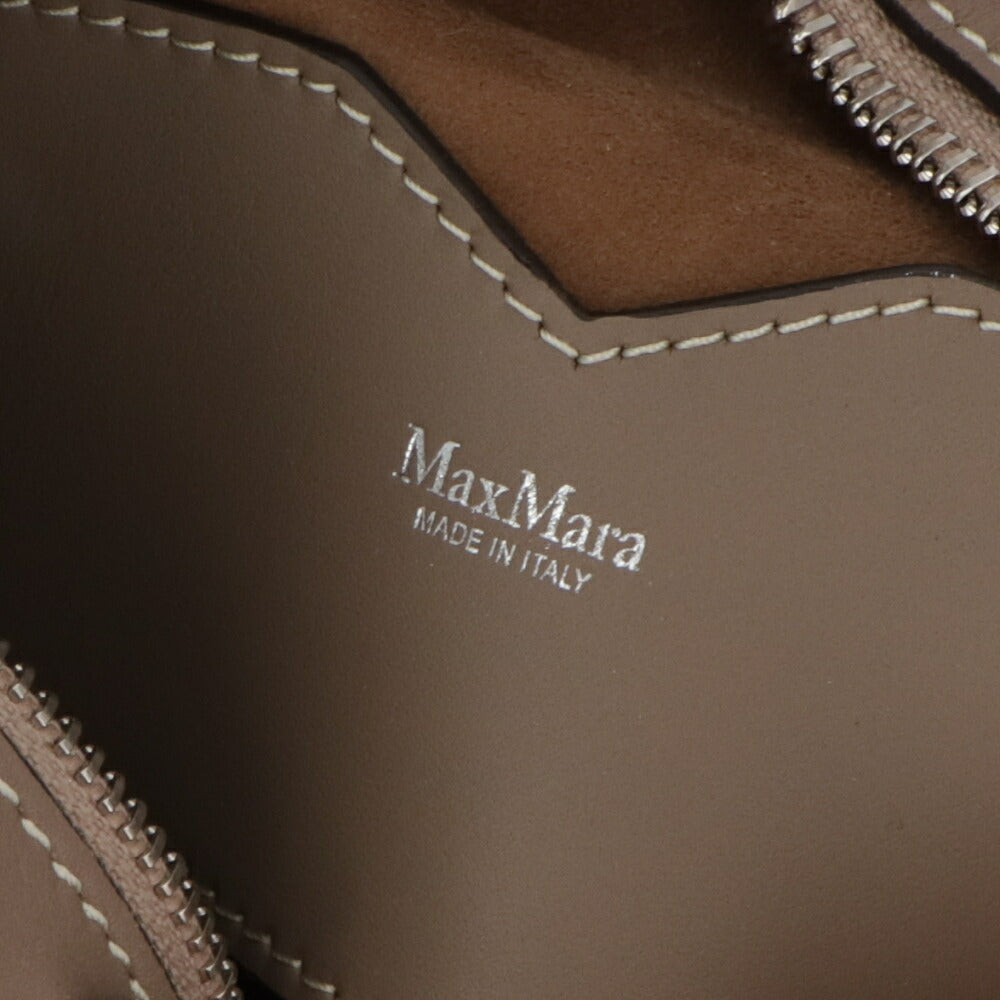 Max Mara ショルダーバッグ  ブラック ライトブラウン HOLDALLS ハンドバッグ ミニバッグ 2WAY 24516081