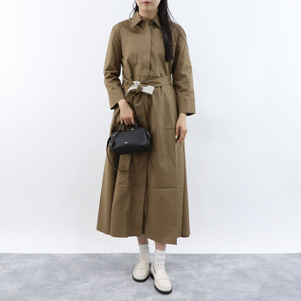 Max Mara ショルダーバッグ  ブラック ライトブラウン HOLDALLS ハンドバッグ ミニバッグ 2WAY 24516081