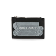 Off-White カードケース BLACK レザー フラグメントケース ロゴ 小銭入れ コインケース OMND085S24LEA0011001