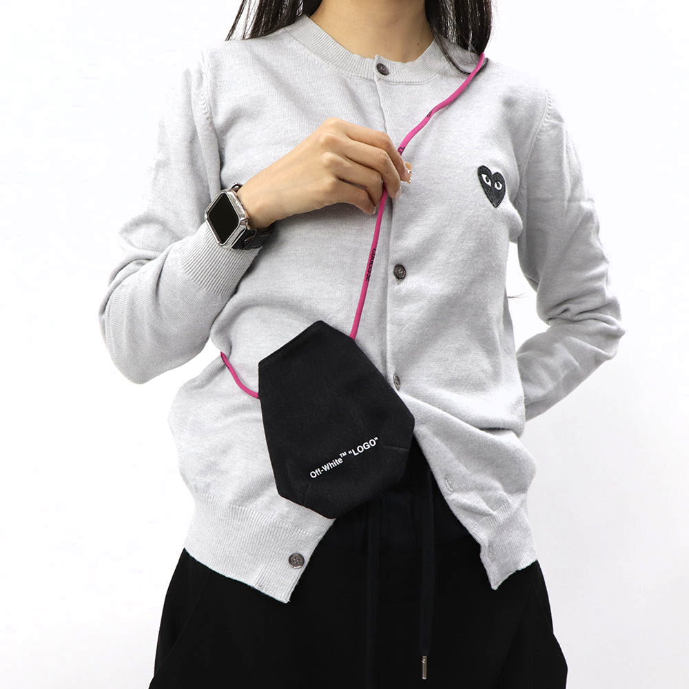 オフホワイト Off-White ショルダーバッグ ポーチ OMNA064S19812022 1001 ユニセックス ブラック×ピンク 新品