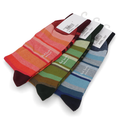 Paul Smith 靴下 SOCK AMIN STRIPE ストライプ柄