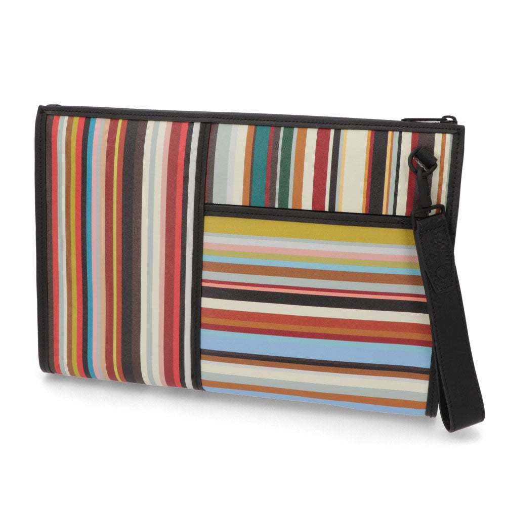 Paul Smith クラッチバッグ DOC CASE SIG STRIPE