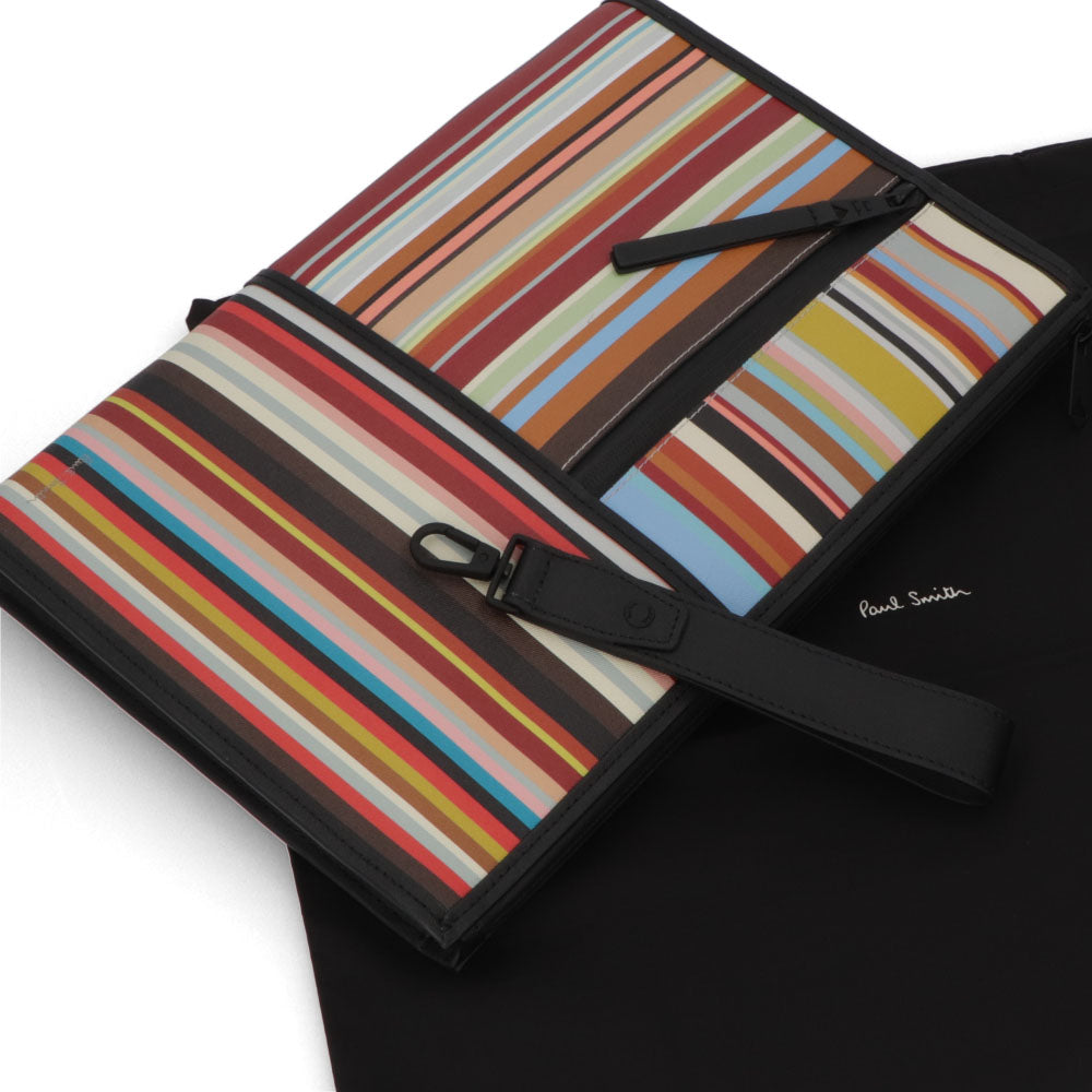 Paul Smith クラッチバッグ DOC CASE SIG STRIPE
