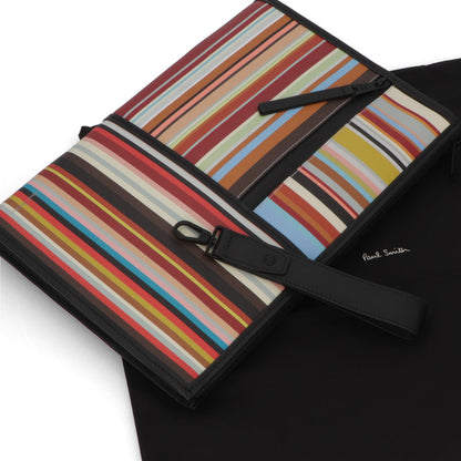 Paul Smith クラッチバッグ DOC CASE SIG STRIPE