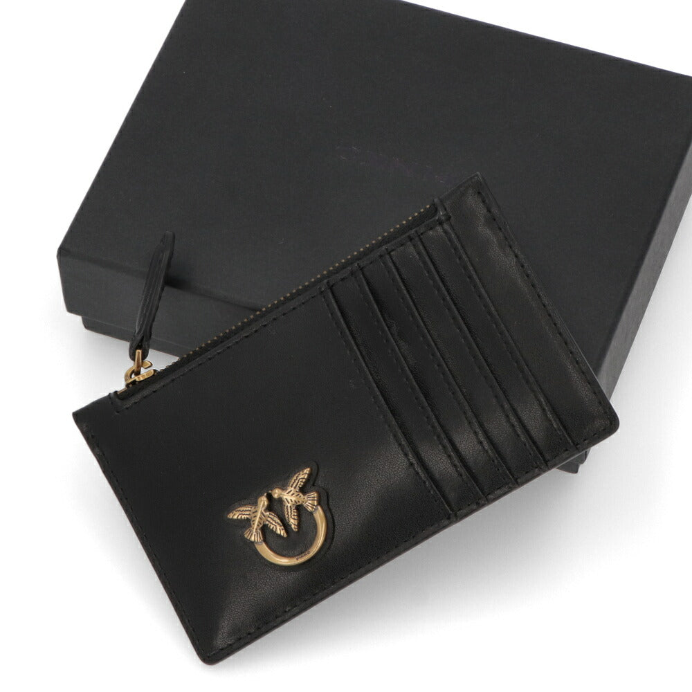 PINKO カードケース ブラック フラグメントケース ミニ 1G205Y-Y82K