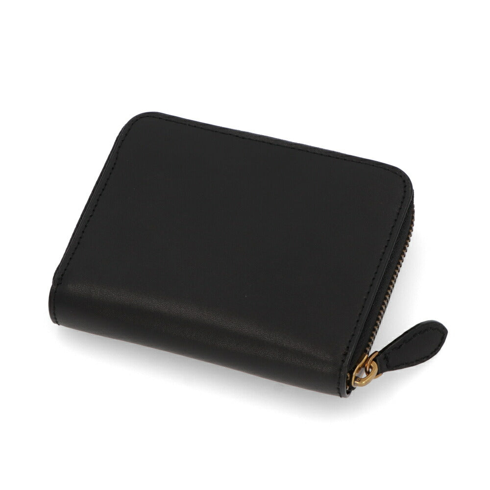 PINKO  ホワイト ブラック ミニ ラウンド 小銭入れ付き 1G2061-Y82K