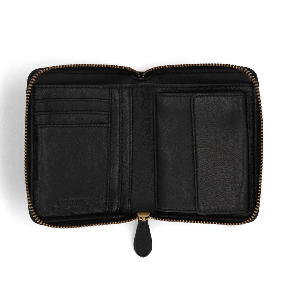 PINKO  ブラック ミニ ラウンド 小銭入れ付き 1P225T-Y6XV