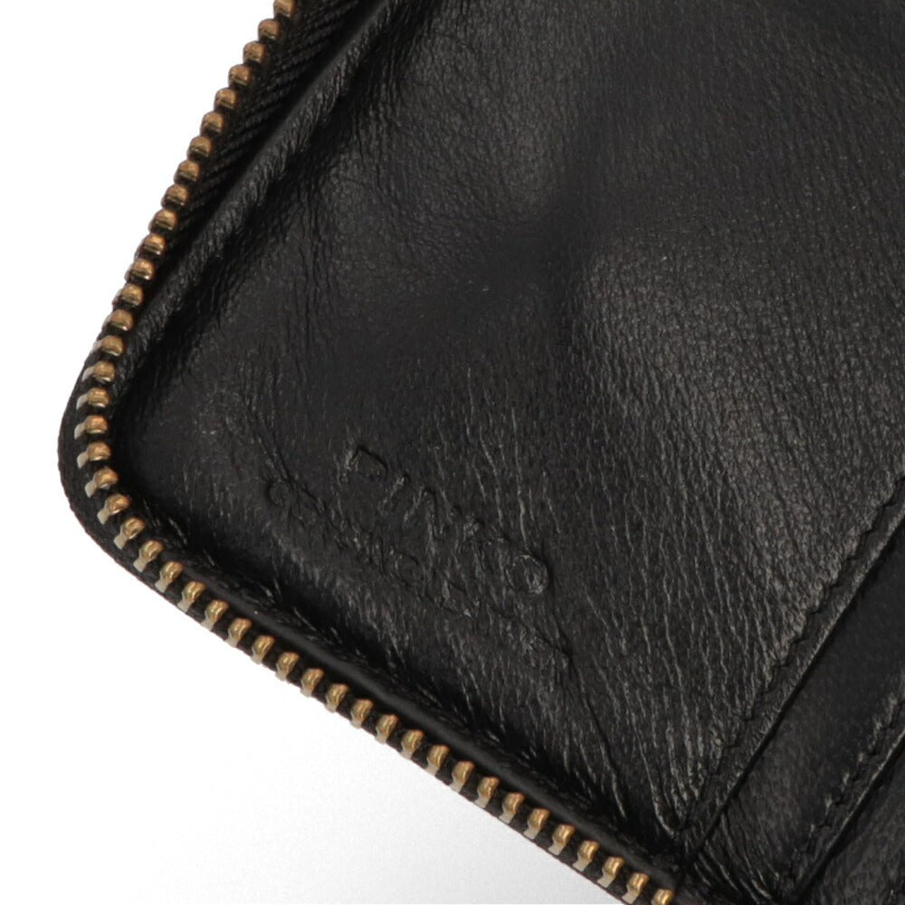 PINKO  ブラック ミニ ラウンド 小銭入れ付き 1P225T-Y6XV