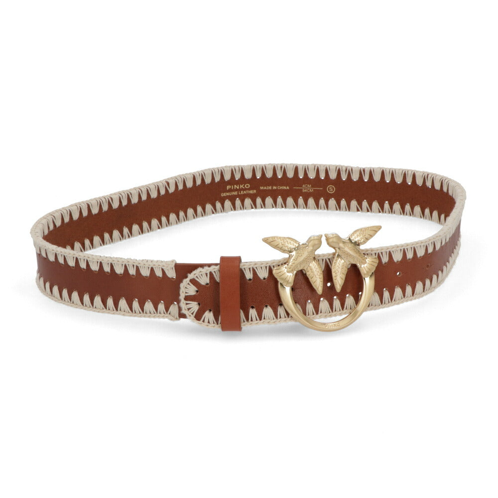 PINKO ベルト ブラウン バックル 1H20VM-Y73M