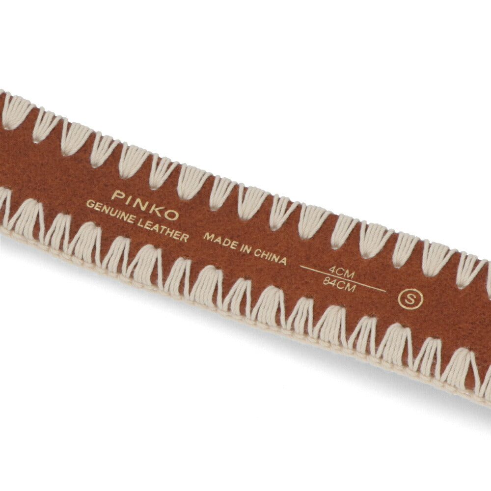 PINKO ベルト ブラウン バックル 1H20VM-Y73M