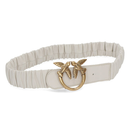 PINKO ベルト ホワイト ブラック バックル 1H212R-Y87E