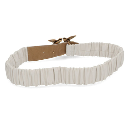 PINKO ベルト ホワイト ブラック バックル 1H212R-Y87E