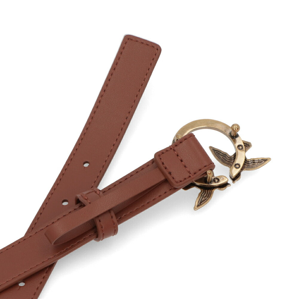 PINKO ベルト ブラウン バックル レザー 1P21ZL-Y6JC