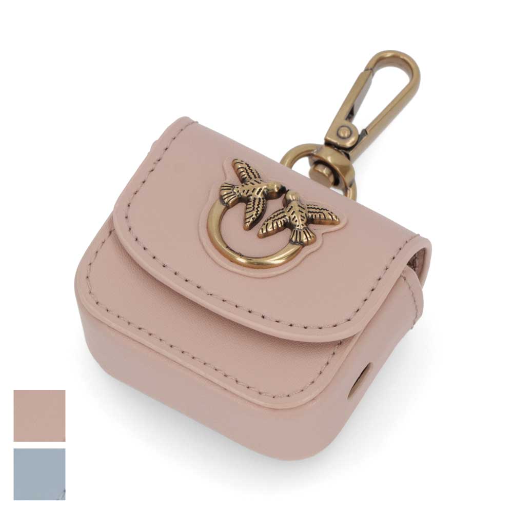 PINKO ブルー ピンク air podsケース 1P22P8-Y7SP