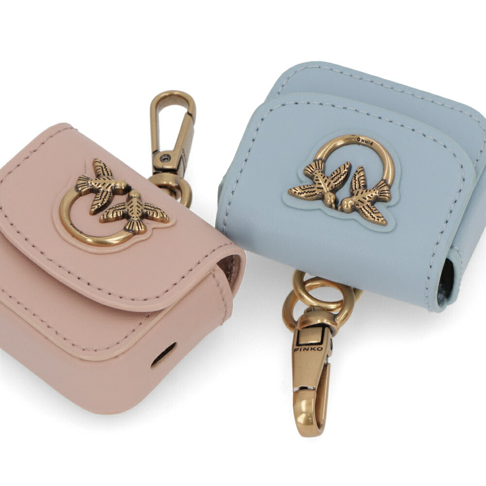 PINKO ブルー ピンク air podsケース 1P22P8-Y7SP