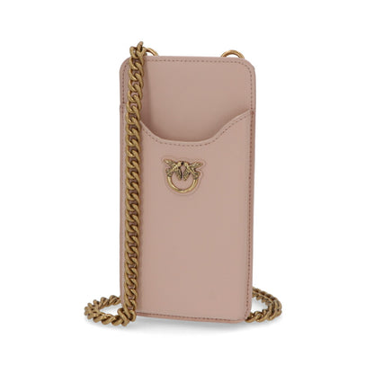 PINKO ピンク ブラック iPhoneケース スマホケース チェーン 1P22P6-Y7SP