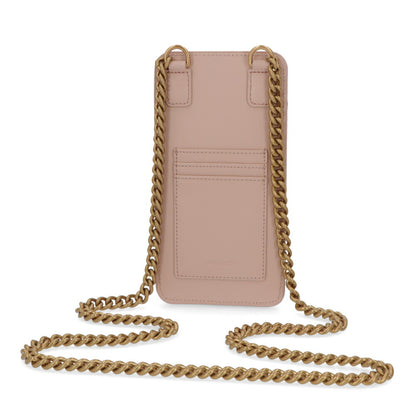 PINKO ピンク ブラック iPhoneケース スマホケース チェーン 1P22P6-Y7SP