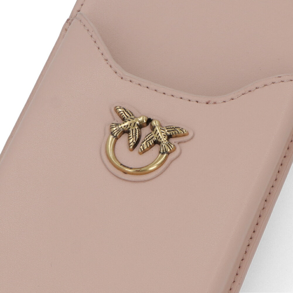 PINKO ピンク ブラック iPhoneケース スマホケース チェーン 1P22P6-Y7SP