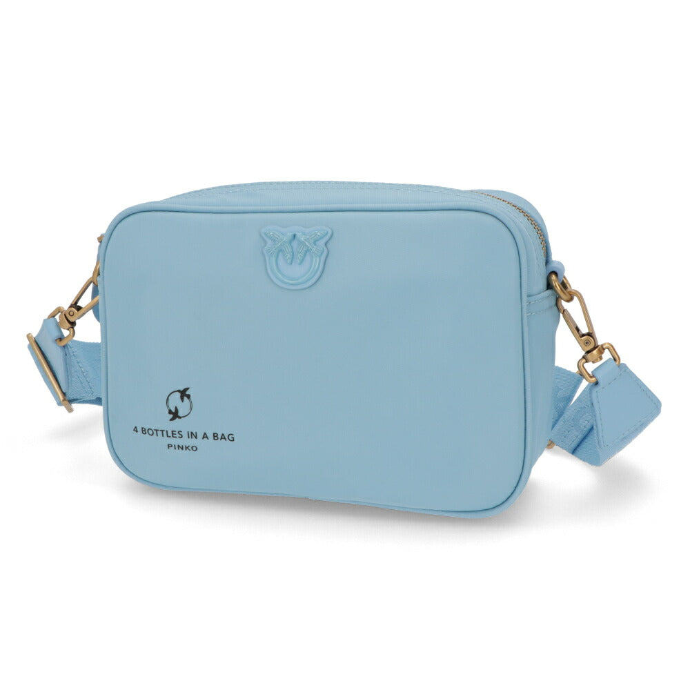 PINKO ショルダーバッグ ブルー ナイロン 1P22HV-Y7UX