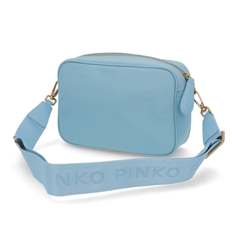 PINKO ショルダーバッグ ブルー ナイロン 1P22HV-Y7UX