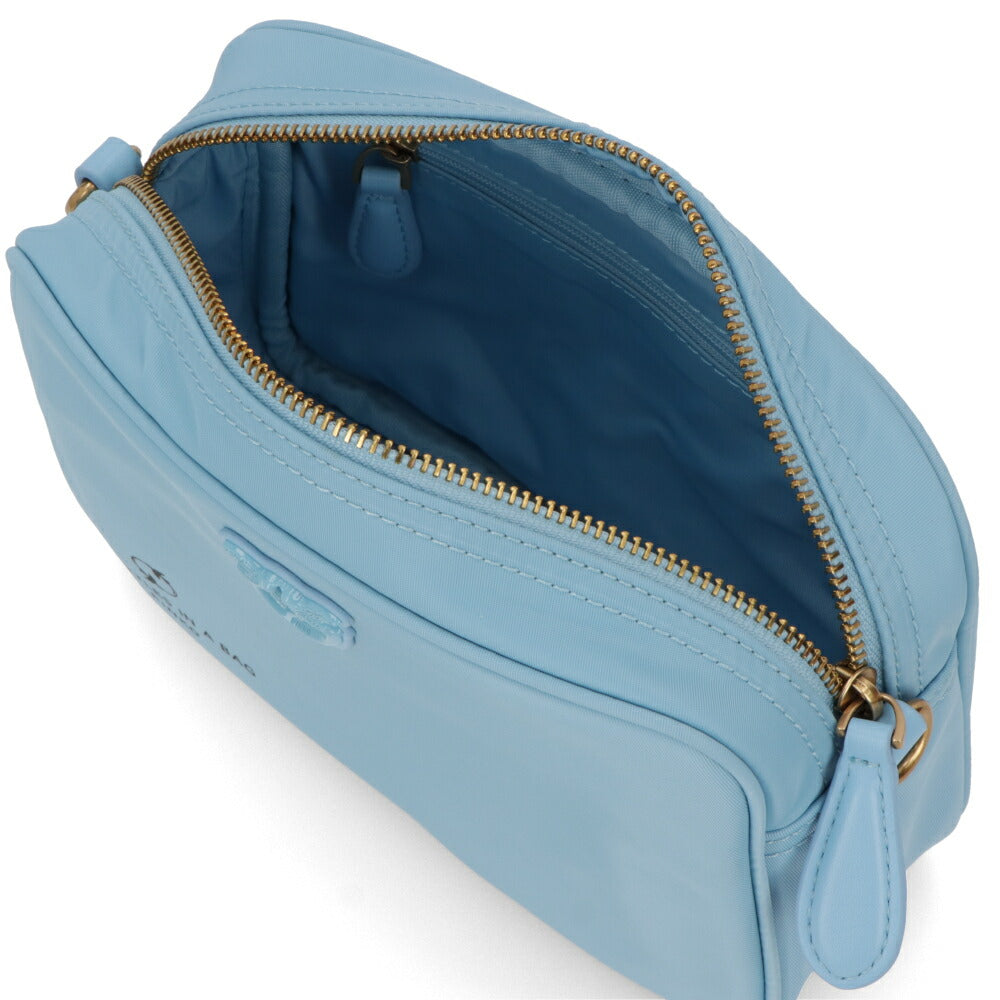 PINKO ショルダーバッグ ブルー ナイロン 1P22HV-Y7UX