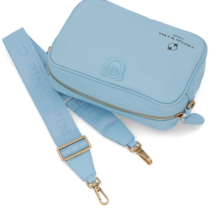 PINKO ショルダーバッグ ブルー ナイロン 1P22HV-Y7UX