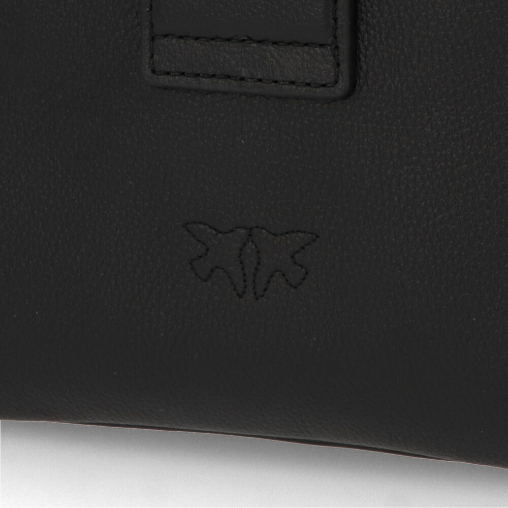 PINKO ショルダーバッグ ブラック レザー 1P22GB-Y7GE