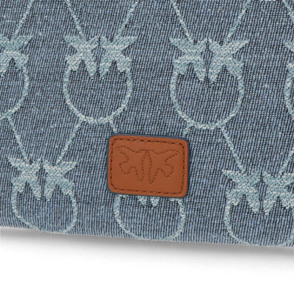 PINKO ショルダーバッグ ブルー 総柄 1P22PT-Y7WZ