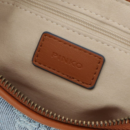 PINKO ショルダーバッグ ブルー 総柄 1P22PT-Y7WZ