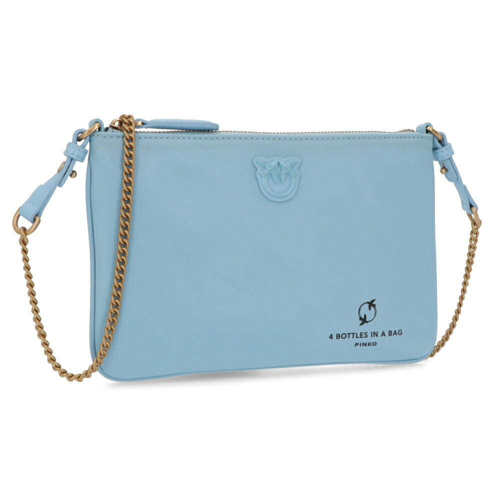 PINKO ショルダーバッグ ブルー ピンク グリーン ポーチ 1P22PE-Y7UX
