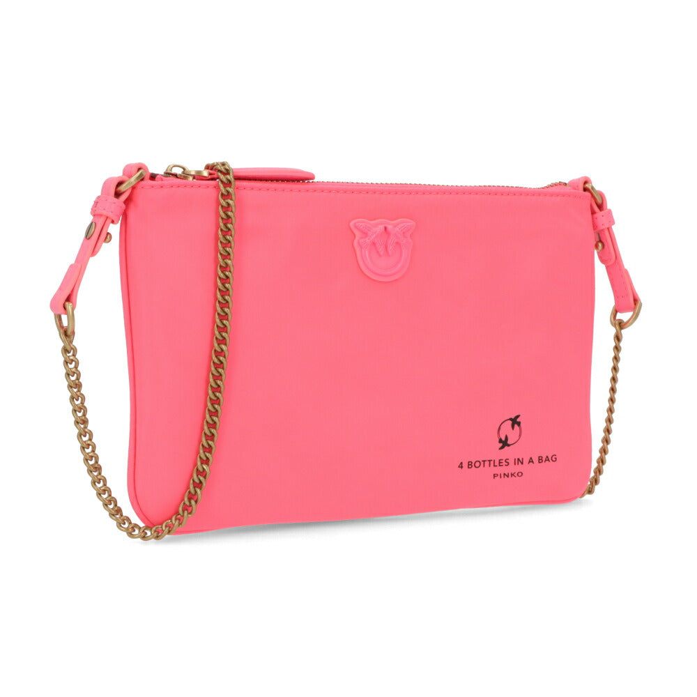 PINKO ショルダーバッグ ブルー ピンク グリーン ポーチ 1P22PE-Y7UX