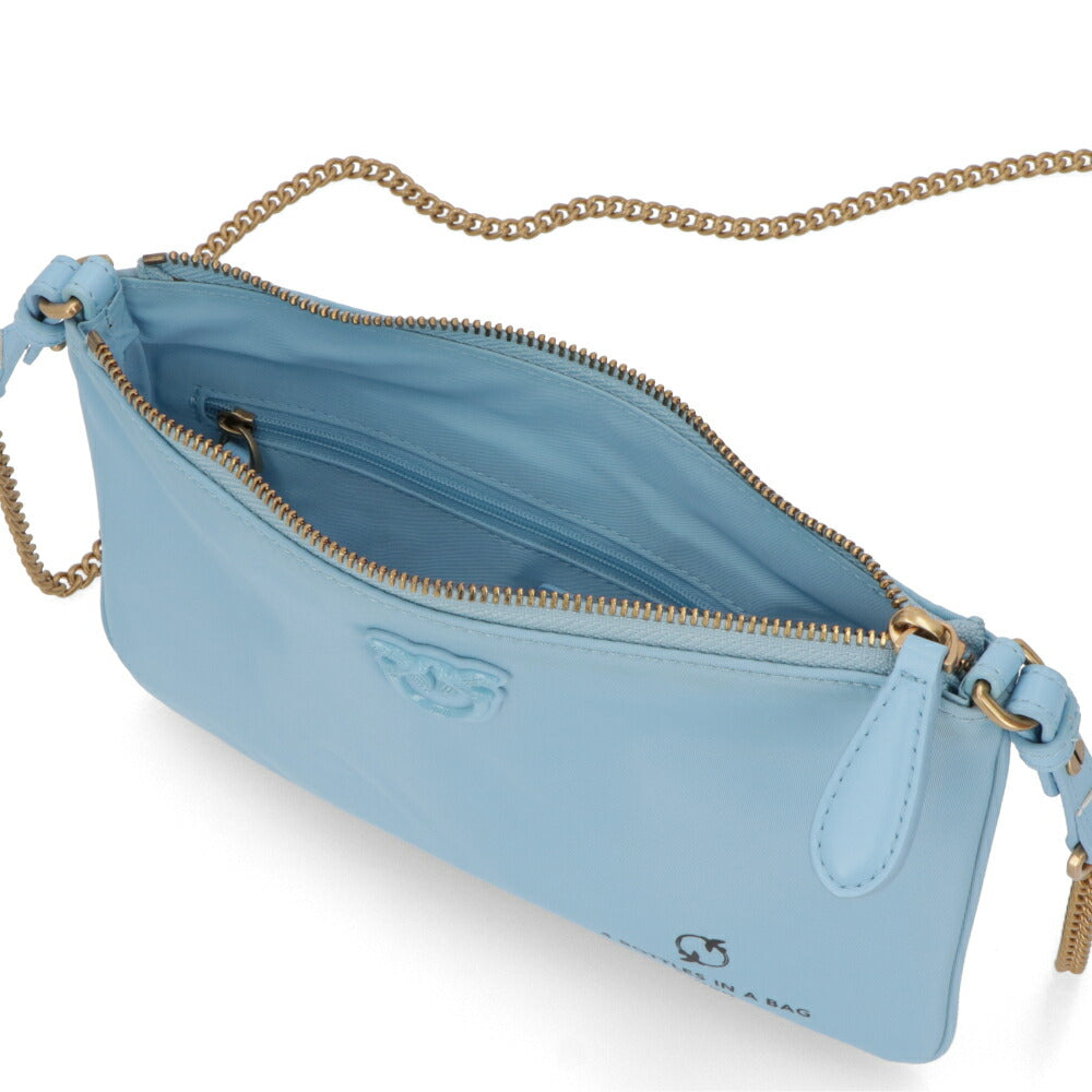 PINKO ショルダーバッグ ブルー ピンク グリーン ポーチ 1P22PE-Y7UX