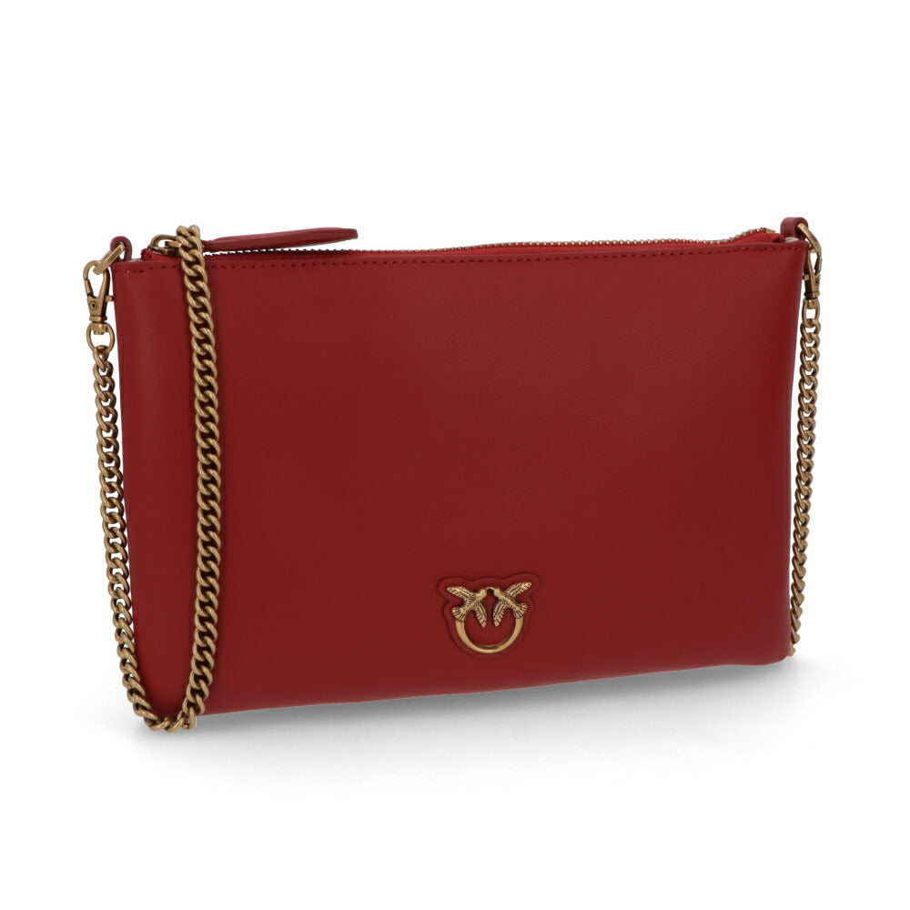 PINKO ショルダーバッグ ピンク レッド パープル クラッチバッグ 1P22XK-Y5H7