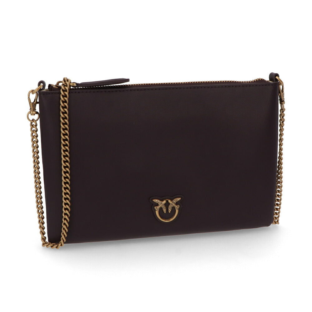 PINKO ショルダーバッグ ピンク レッド パープル クラッチバッグ 1P22XK-Y5H7