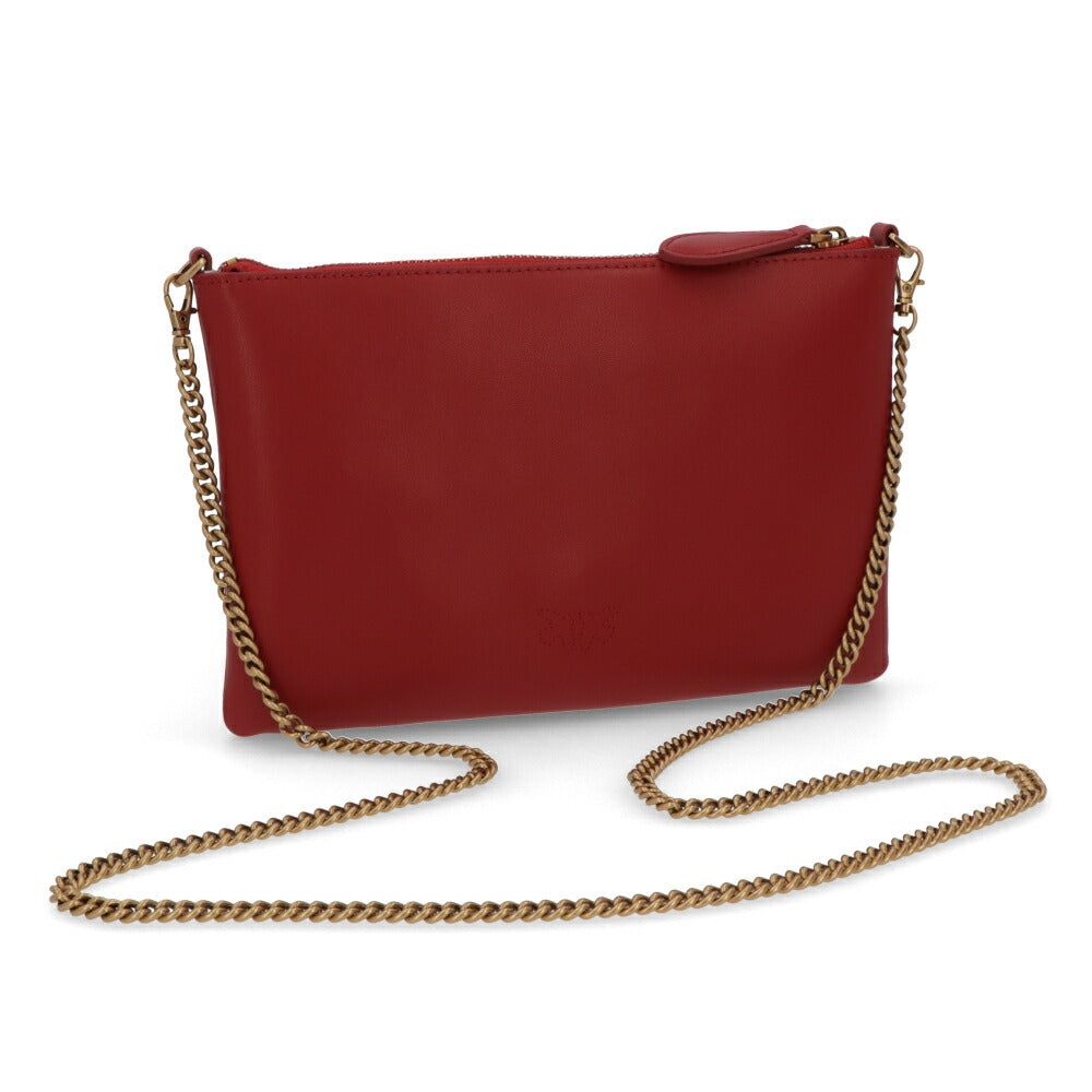 PINKO ショルダーバッグ ピンク レッド パープル クラッチバッグ 1P22XK-Y5H7