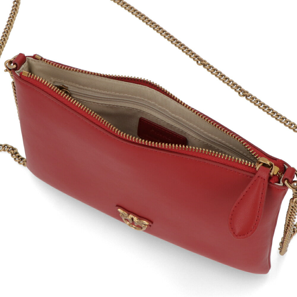 PINKO ショルダーバッグ ピンク レッド パープル クラッチバッグ 1P22XK-Y5H7