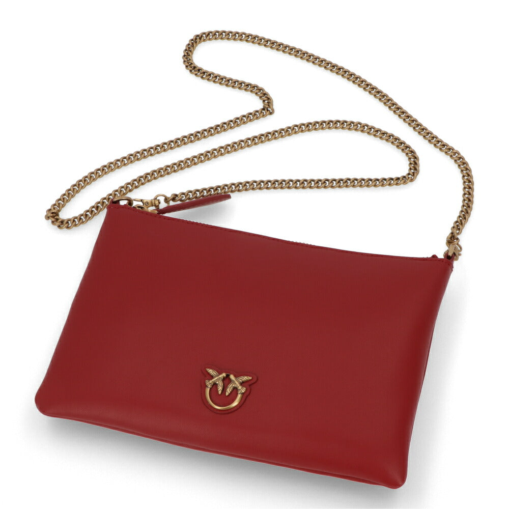 PINKO ショルダーバッグ ピンク レッド パープル クラッチバッグ 1P22XK-Y5H7
