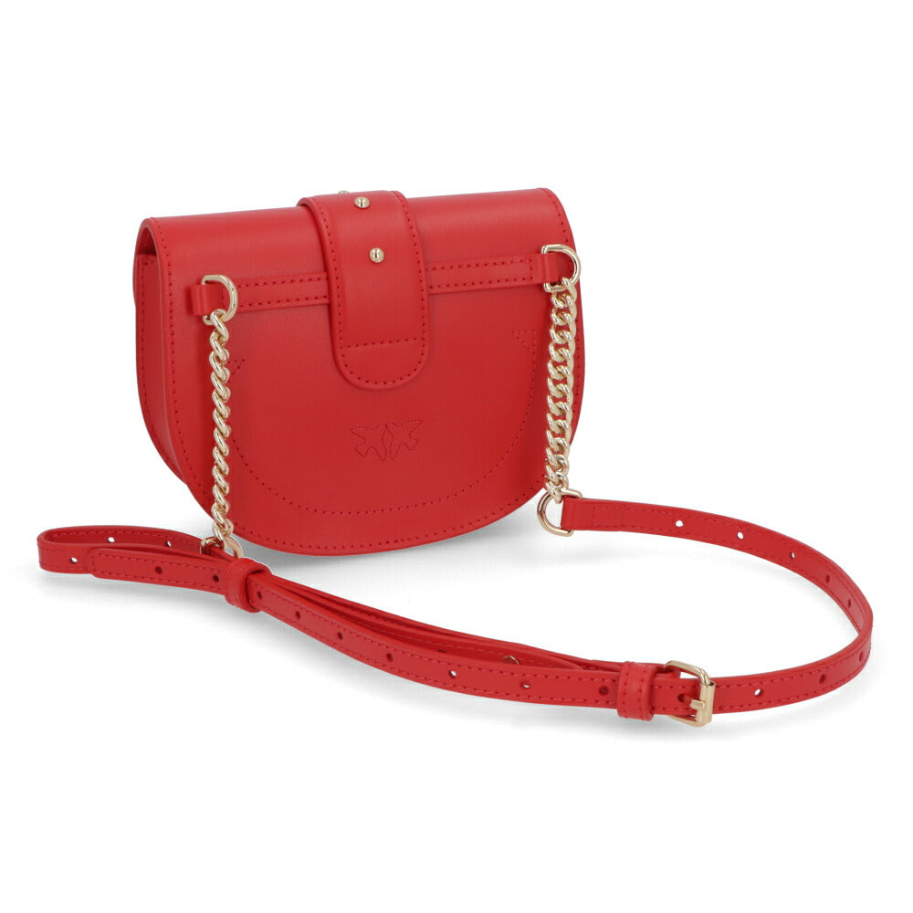 PINKO ショルダーバッグ レッド ミニバッグ 1P21KQ-Y5FF