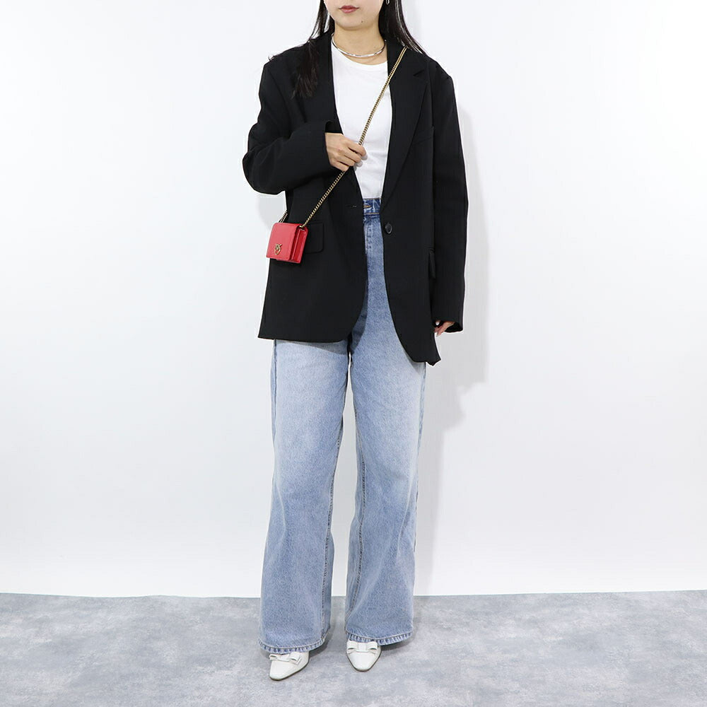PINKO ショルダーバッグ レッド 1P225S-Y6XT