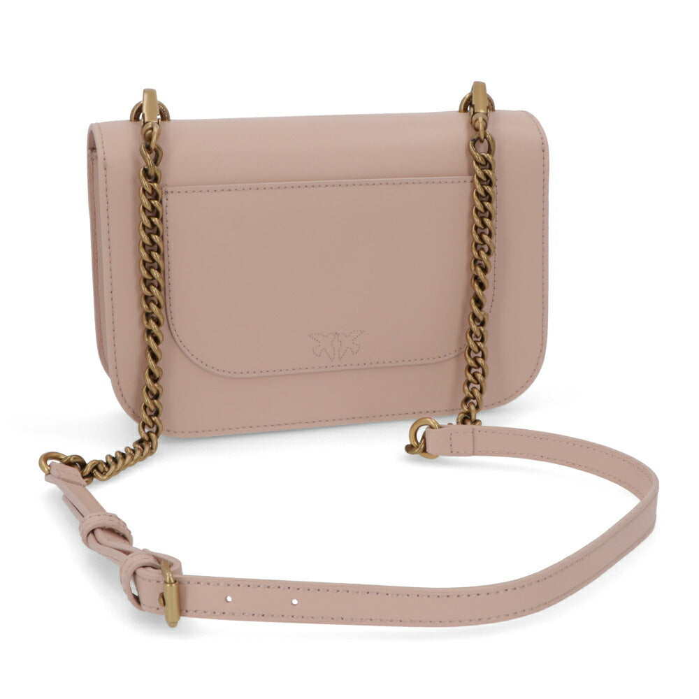 PINKO ショルダーバッグ ベージュ ピンク ブラック 1P22L1-Y7SP
