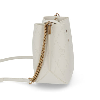 PINKO ショルダーバッグ ホワイト ブラック 1P22L3-Y81J